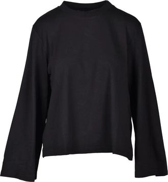 Wild Cashmere Black Crew Neck T-shirt