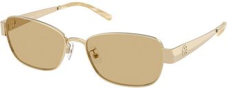 Tory Burch TY6119 336285 Womens Sunglasses Gold Size 55