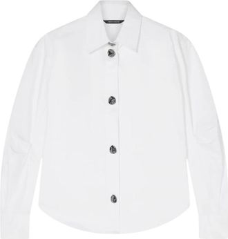 A|X Armani Exchange Overhemden Wit - Dames - Overhemden - Wit - S - Katoen - Overhemden