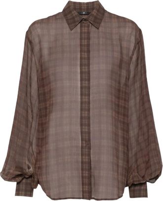 7 For All Mankind Seven Shirts - Blouses & Shirts - Mujer - Marr&oacute;n - S
