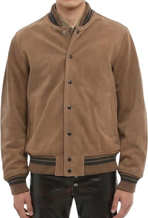 Diesel Brown Band Collar Jacket