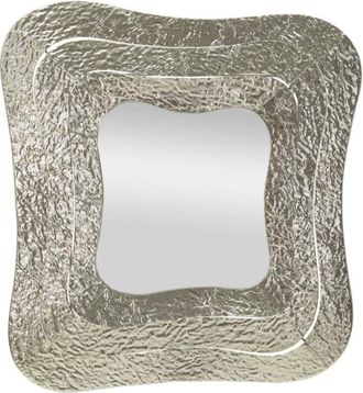 Dmora Specchio Jari, Specchiera, Articolo darredo a muro, Decorazione con specchio, 74x7 h79 cm, Argento - Dmora