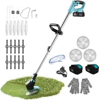 Cecotec Cecotec Desbrozadora El&eacute;ctrica A Bater&iacute;a Cortabordes Fastcut 4000 Freemove, 2 Bater&iacute;as De 21v Y 4000mah, Potencia De 650w