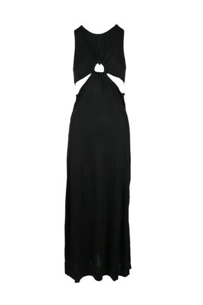 Pinko Long Jersey Dress - Black