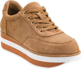 Corkys Footwear Womens Jay Walking Sneakers In Brown Faux Suede