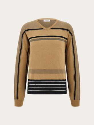 Ferragamo Men V-neck sweater Multicolor