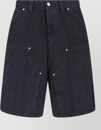 Carhartt Work in Progress straight shorts belt loops side and back pockets