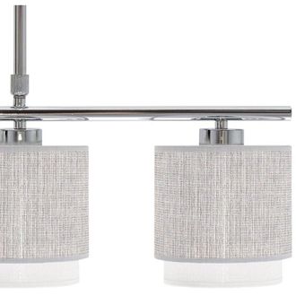 Fabrilamp Lampara Kenya 3xe14 Gris/blanca Regx56x14 Cm