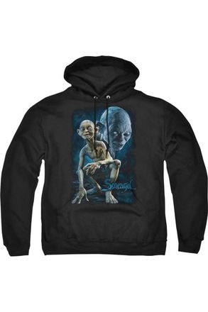 Gildan Lord Of The Rings Smeagol Adult Pull Over Hoodie / Hooded Sweatshirt