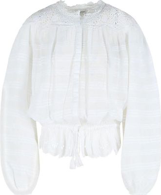 Isabel Marant Polly White Cotton Shirt