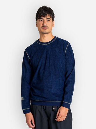 Reell Coverstitch Crewneck Sweater blau