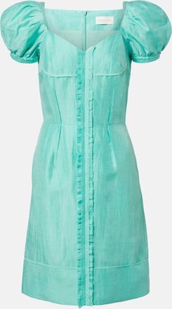 Shushu/Tong Linen-blend midi dress
