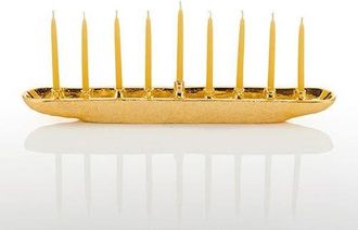 Lunares Nest Menorah in Gold at Nordstrom