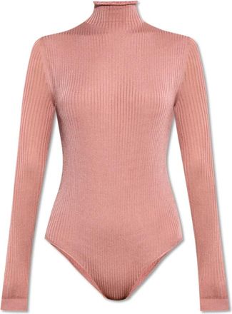 Fendi Turtleneck Bodysuit - Dames - Bodies - Roze - XS - Tops