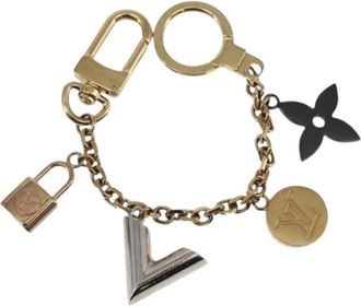 Louis Vuitton Pre-owned Accessories, female, Multicolor, Size: ONE SIZE Pre-owned Canvas Key-holder