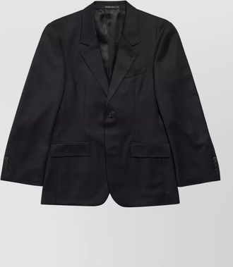 Balenciaga tailored jacket chest welt and flap pockets
