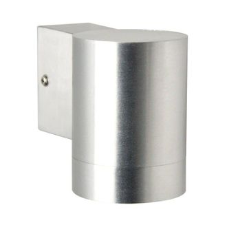 Nordlux Aplique de exterior plateado de metal