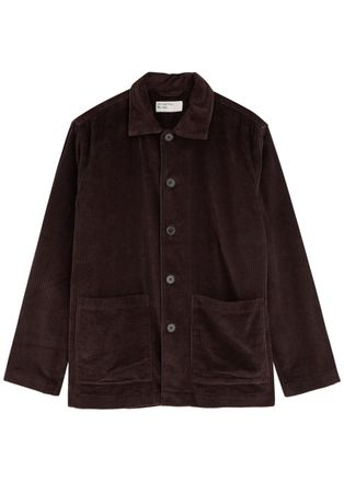 Universal Works Easy Corduroy Overshirt - Brown - S