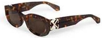 Off-white Palmer Zonnebril - Dames - Zonnebrillen - Bruin - 52 MM - Accessoires