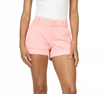 Dear John Denim Hampton Rolled Hem Shorts In Peaches N Cream
