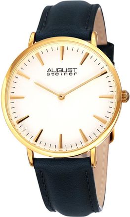 August Steiner Quartz White Dial Ladies Watch AS8247YGBU