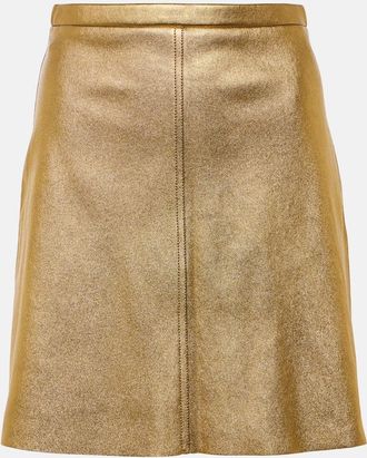 Stouls Lucie 22 leather miniskirt