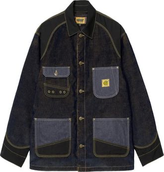 Carhartt Work in Progress x Nicholas Daley jack met patchwork - Blauw