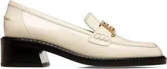 Bally Ellyane loafers met B-ketting - Wit