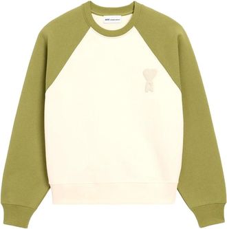 Ami Sweat Boxy Fit ADC - Heren - Sweatshirts - Wit - XS - Katoen - Hoodies & sweatvesten