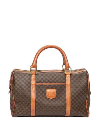 Celine Boston Medium patterned tote bag - Brown