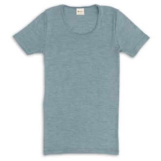 Engel Unterhemd S/S Merinounterw&auml;sche f&uuml;r Damen | t&uuml;rkis