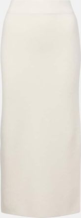 Jardin Des Orangers Gonna midi in lana e cashmere