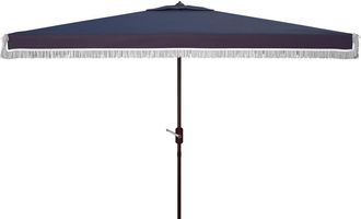 Safavieh Milan Fringe 6.5 x 10 Rectangle Crank Umbrella