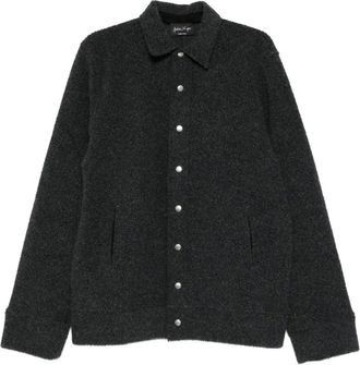 Andrea Ya'aqov Giacca-camicia in misto lana - Nero