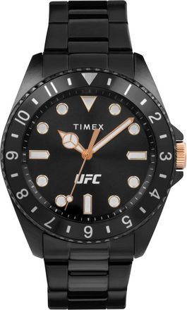 Timex Analoge Zwarte Roestvrijstalen Horloge - Heren - Horloges - Zwart - ONE Size - Accessoires