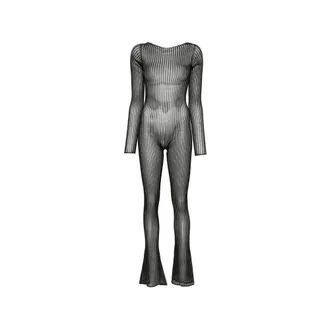 Dondup Ribbed-knit Open-back Jumpsuit