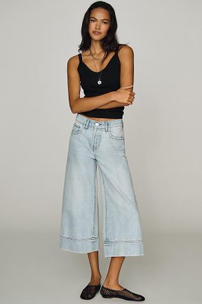 Hudson Noa Mid-Rise Relaxed Culotte Jeans