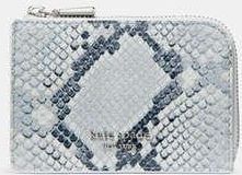 Kate Spade New York Snake Embossed Mini Zip Card Case