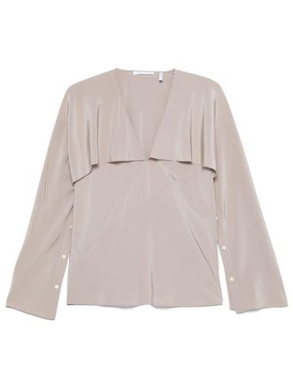 Helmut Lang Scarf blouse - Grey