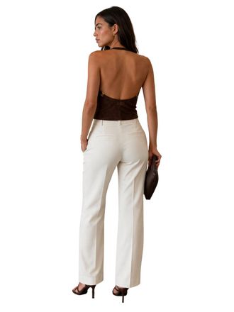 Stouls Womens Top Cherry Suede Brown Tops