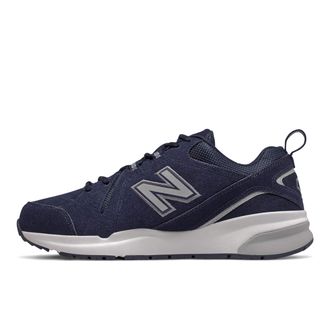 New Balance Mens 608 V5 Casual Comfort Cross Trainer, Pigment/Gunmetal/Silver Metallic, 15.5 UK Wide
