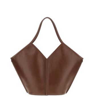 Hereu Dark Brown Cald Large Tote