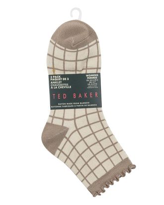 Ted Baker Set Of 3 Anklet Sock