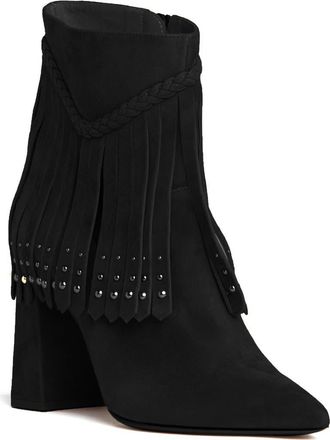 BEAUTIISOLES Tal Fringe Bootie in Black at Nordstrom, Size 10.5Us