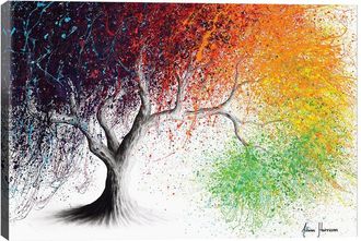 iCanvas Icanvas Rainbow Season Tree Wall Art By Ashvin Harrison