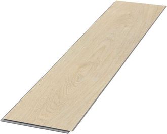ML Design Suelo Vin&iacute;lico De Pvc 1.56m&sup2; Color Marr&oacute;n Roble Natural 20x Planchas De Vinilo Sistema Click 61x12,8cm, Grosor 4,2mm L&aacute;minas Efecto Madera Espiga Anti