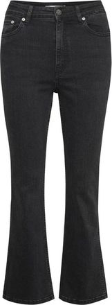 Gestuz Flared Broek Gewassen Grijs - Dames - Flared Jeans - Grijs - W31 - Katoen - Jeans