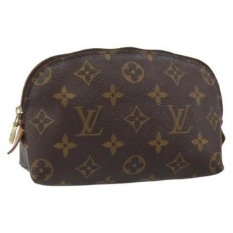 Louis Vuitton Pre-owned Canvas Pouch - Dames - Vintage Tassen - Bruin - ONE Size - Vintage