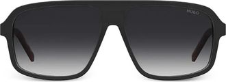 HUGO BOSS Occhiali da sole rettangolari - Nero