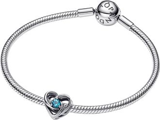 Pandora Pendants & Charms - Entwined Heart & Stones Charm - silver - Pendants & Charms for ladies